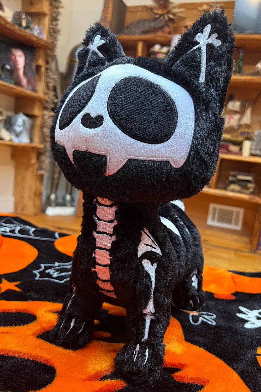 Skelekitty Plush Toy [Deluxe] | Hail Dark Aesthetics