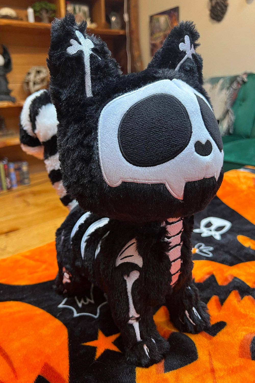 Skelekitty Plush Toy [Deluxe] | Hail Dark Aesthetics